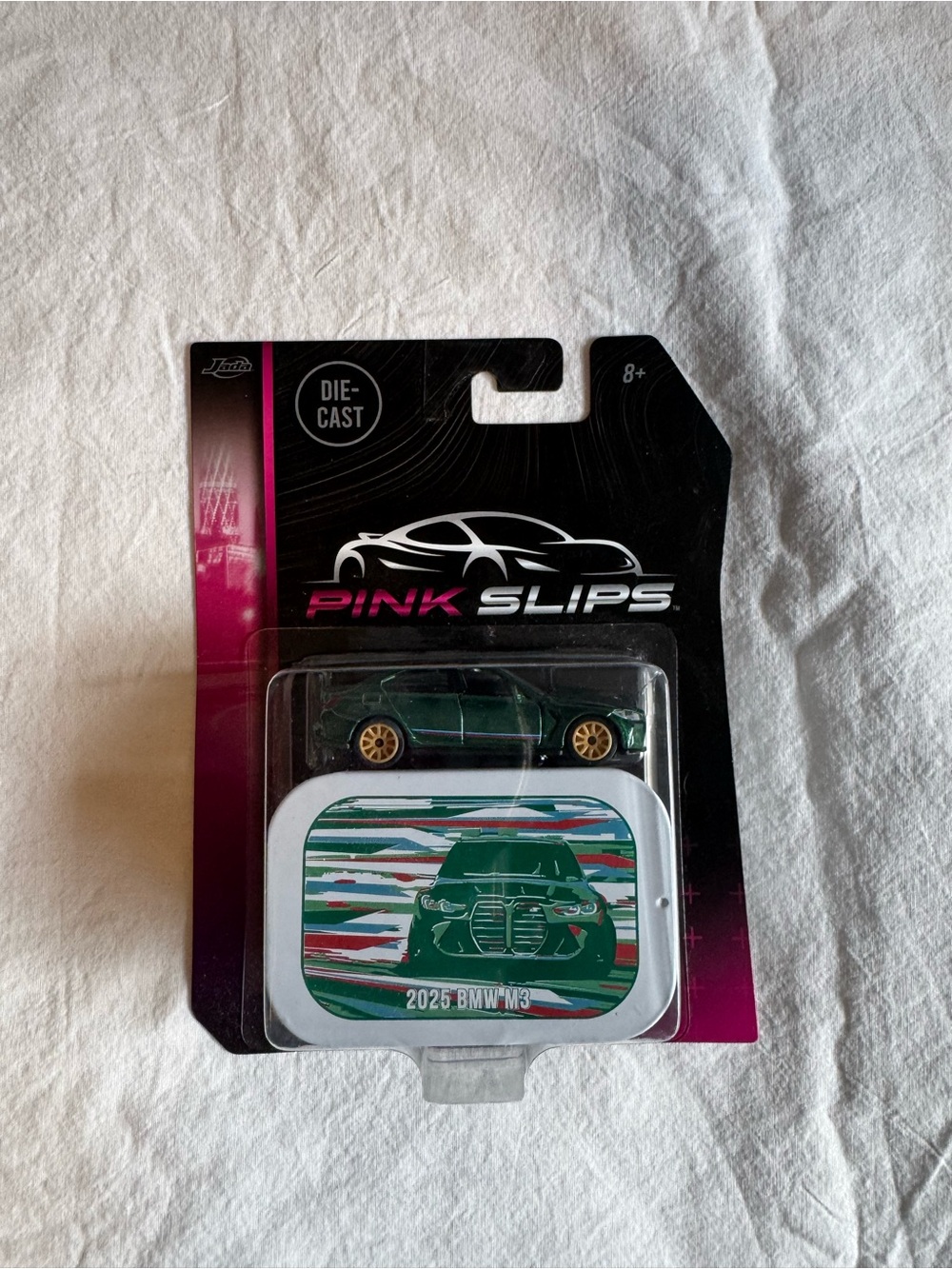Pink Slips 2025 BMW M3 Die-Cast Car - Green